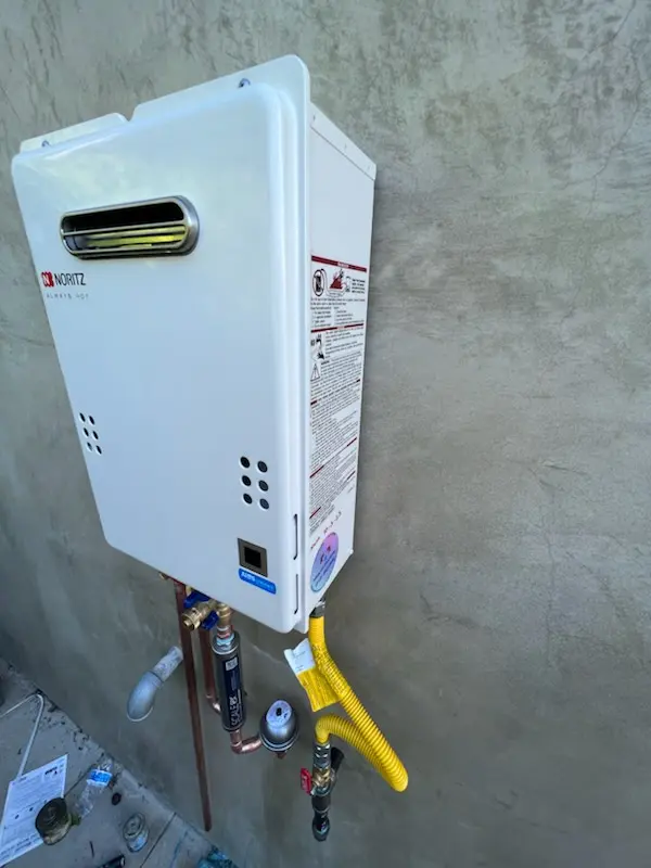 Tankless water heater installation for Fresno homes